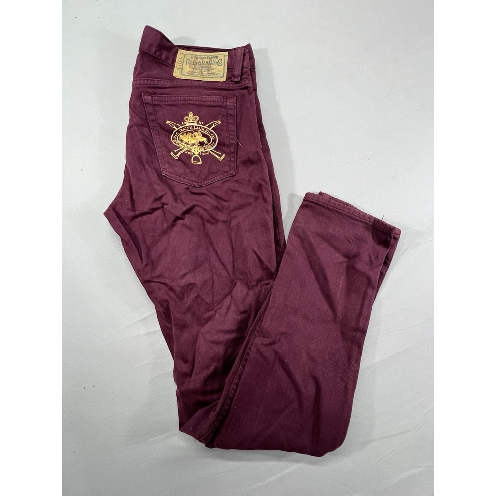 Blue Label Brand Ralph Lauren Sport Denim Jeans Red 28X32